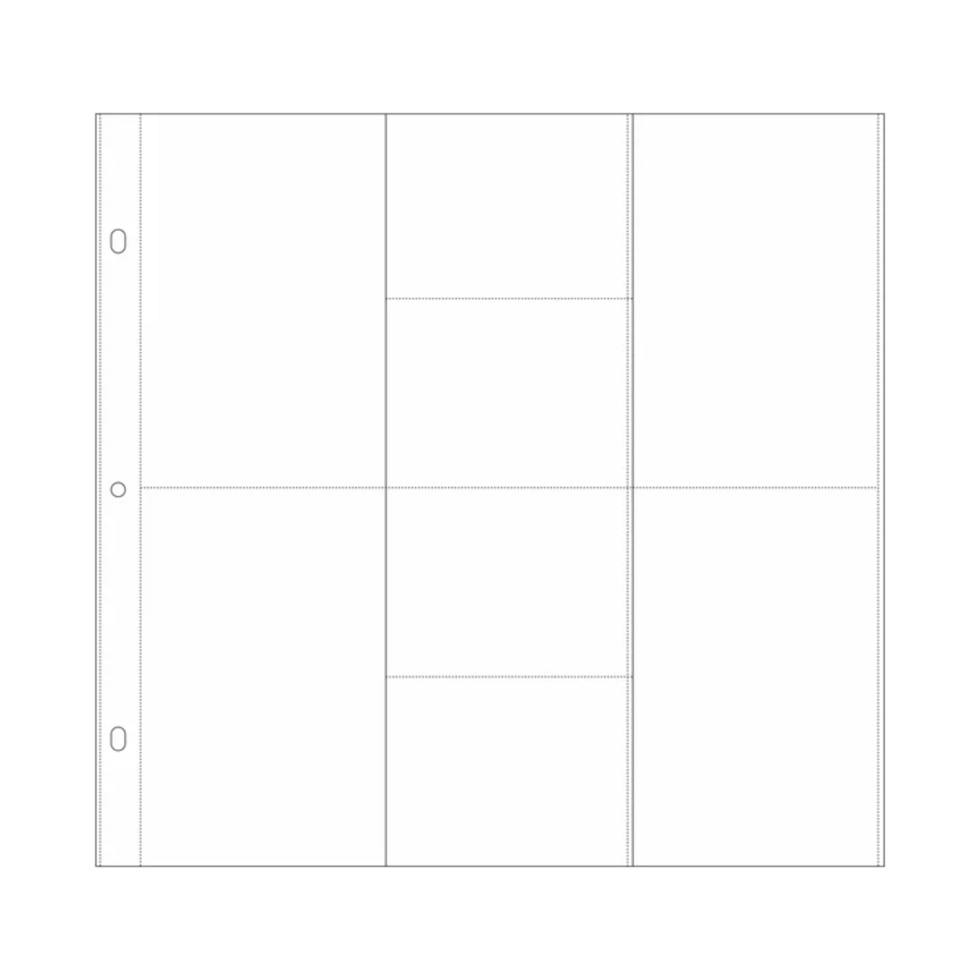 D-Ring Album Pockets 4x6, 3x4 mix