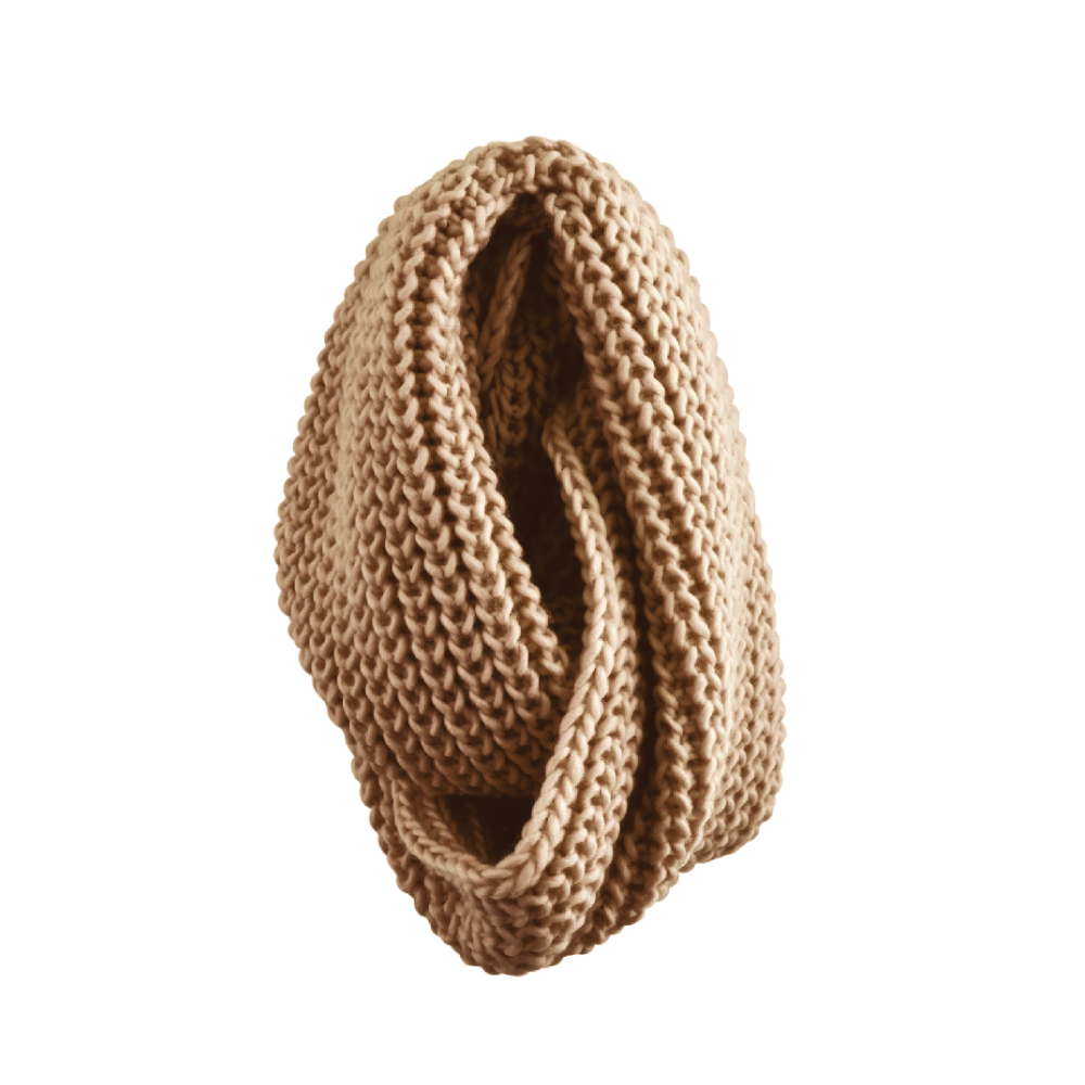 Ladies Snood  - CAMEL BROWN