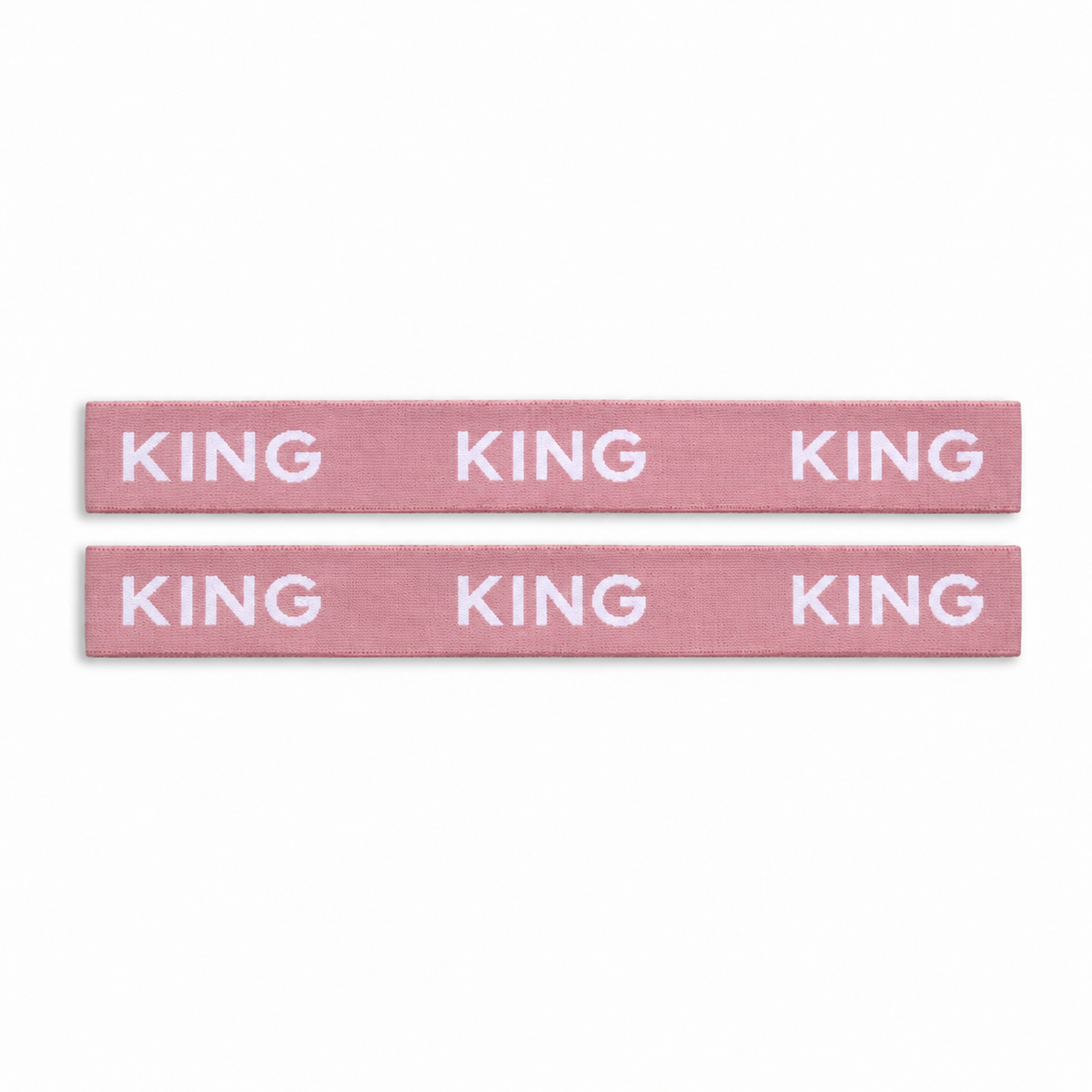 K&Co. House Series Bed Linen Storage Band King 2 Pack - PINK