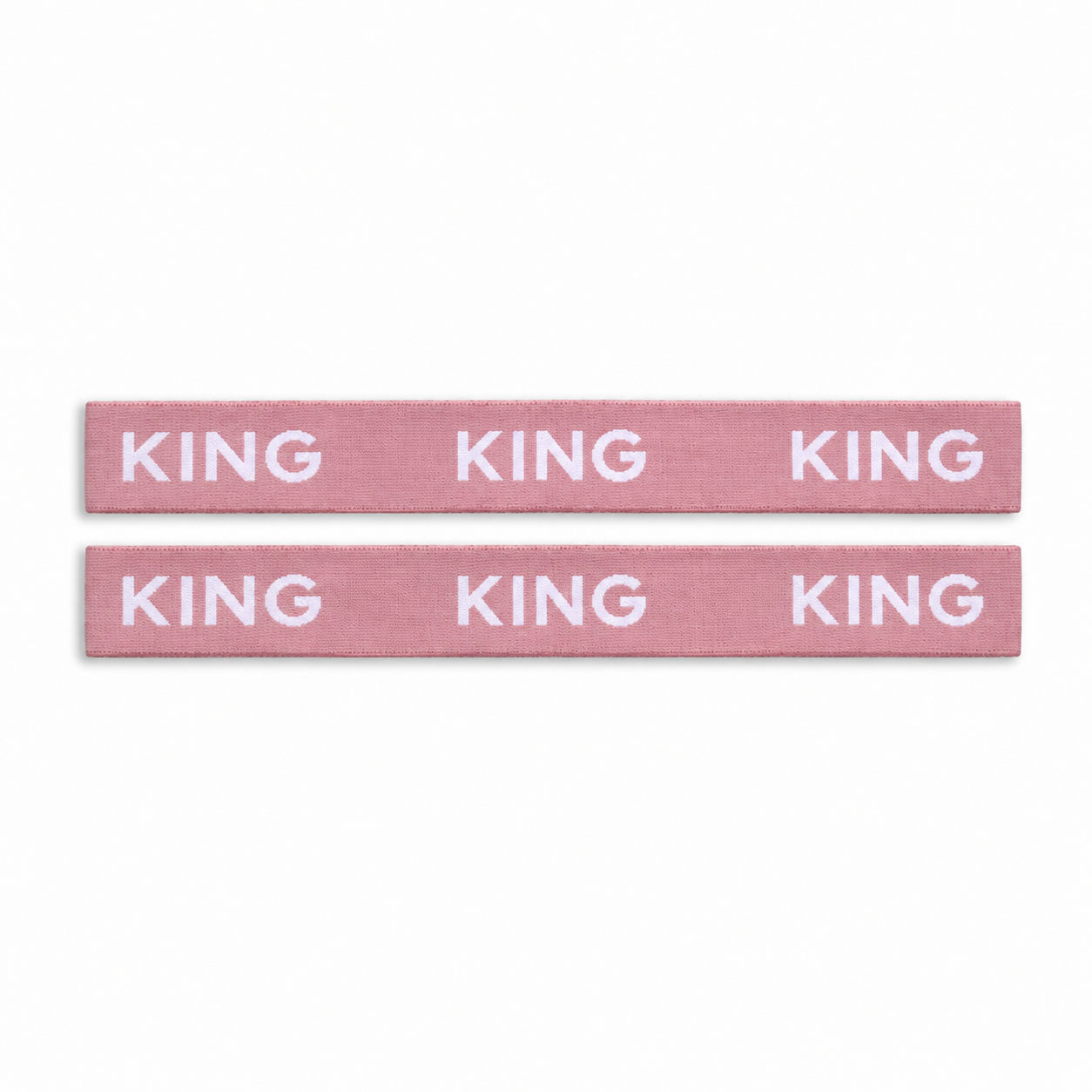 K&Co. House Series Bed Linen Storage Band King 2 Pack - PINK
