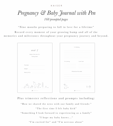 Kaiser Prompted Journal with Pen - LITTLE ONE