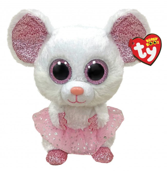 Beanie Boos Medium Nina Mouse W/Tutu