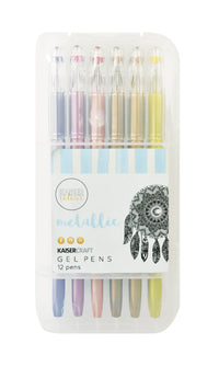 Kaisercolour Metallic Gel Pens 12pk