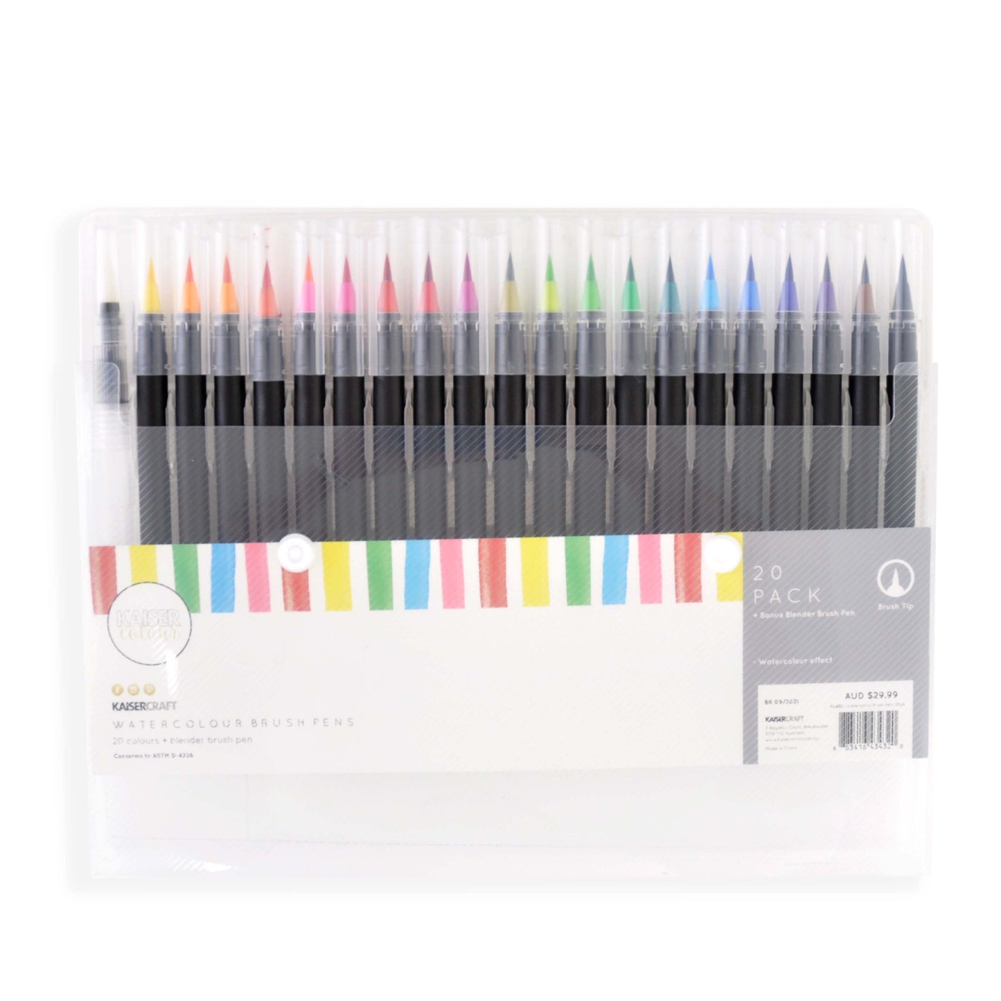 Kaisercolour Watercolour Brush Pen 20pk