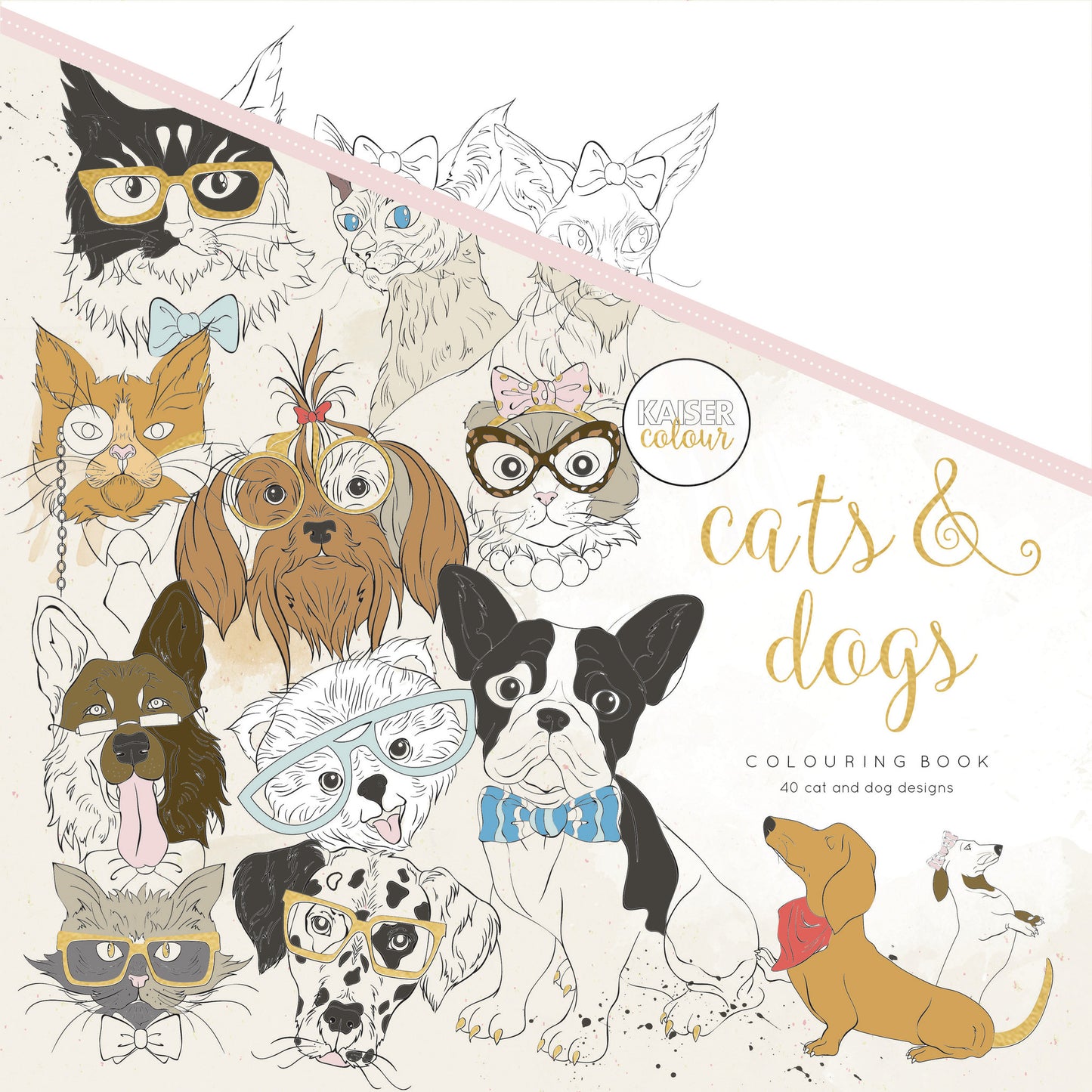 Colouring Book - Cats & Dogs