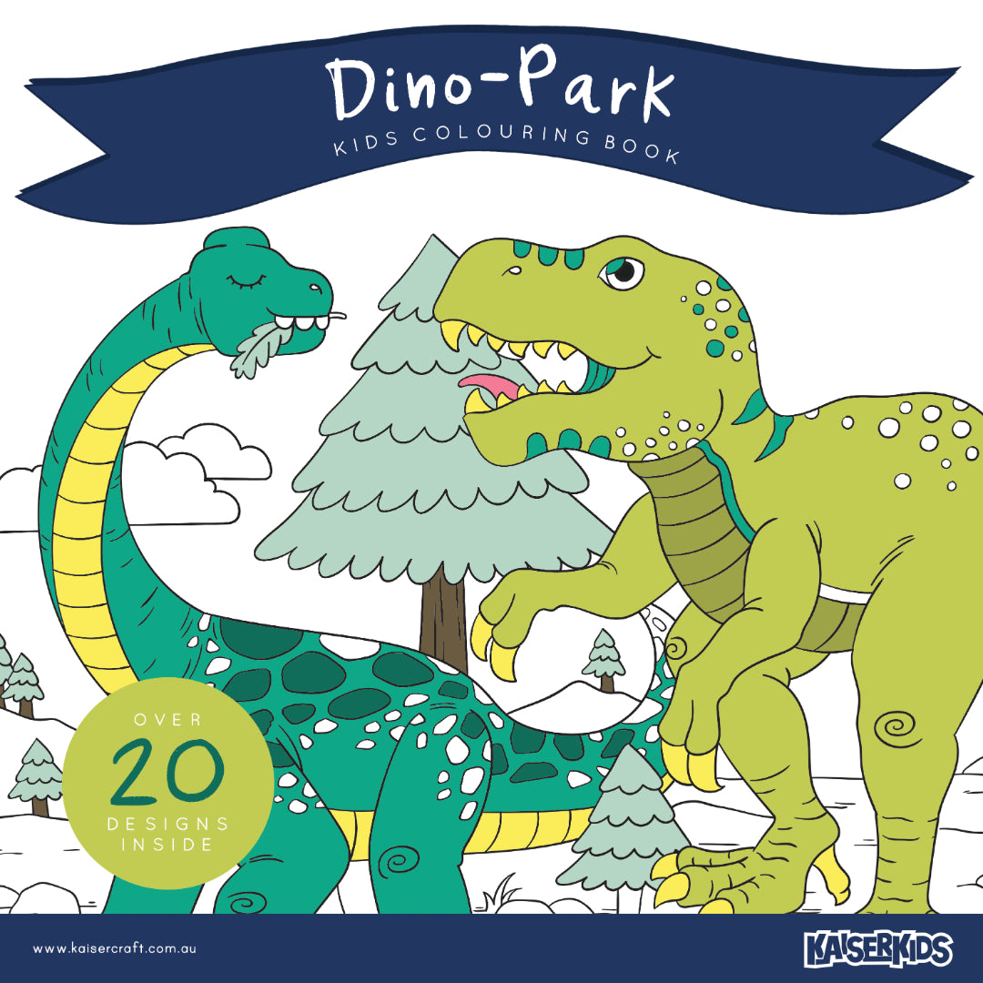 Kids Colouring Book - Dino-Park