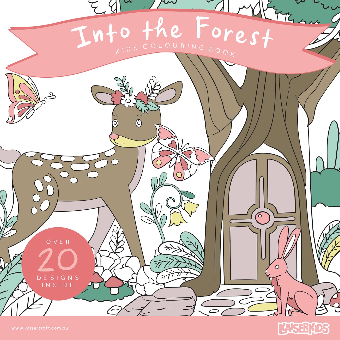 Kids Colouring Book - Into the Forest