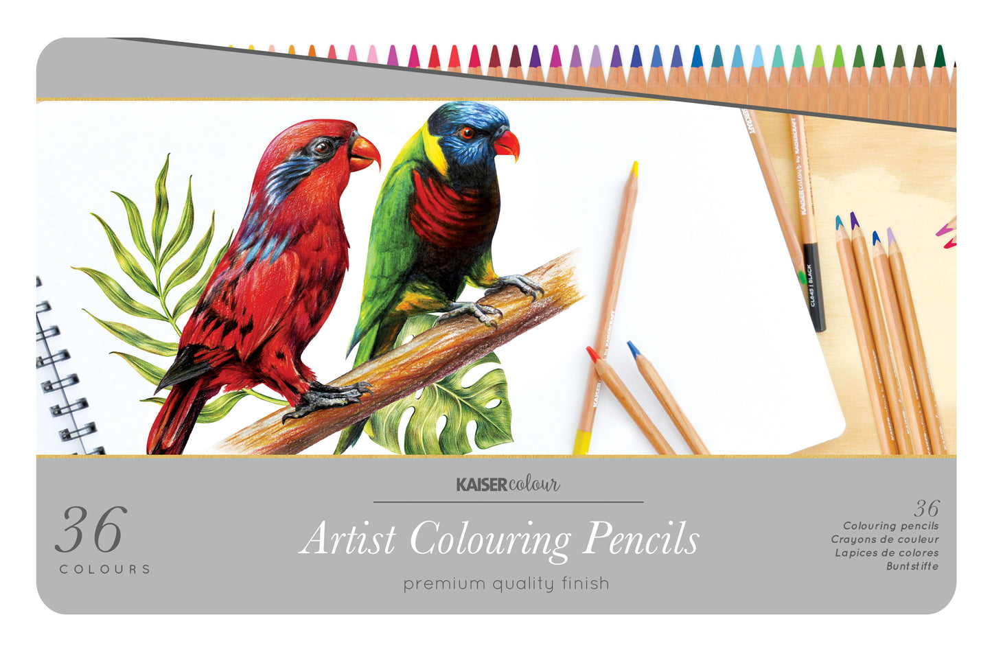 Kaisercolour - Coloured Pencils 36pk