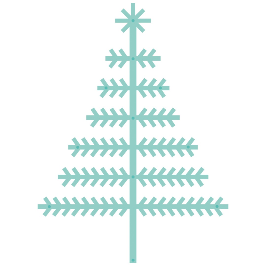 Decorative Die - Scandi Christmas Tree