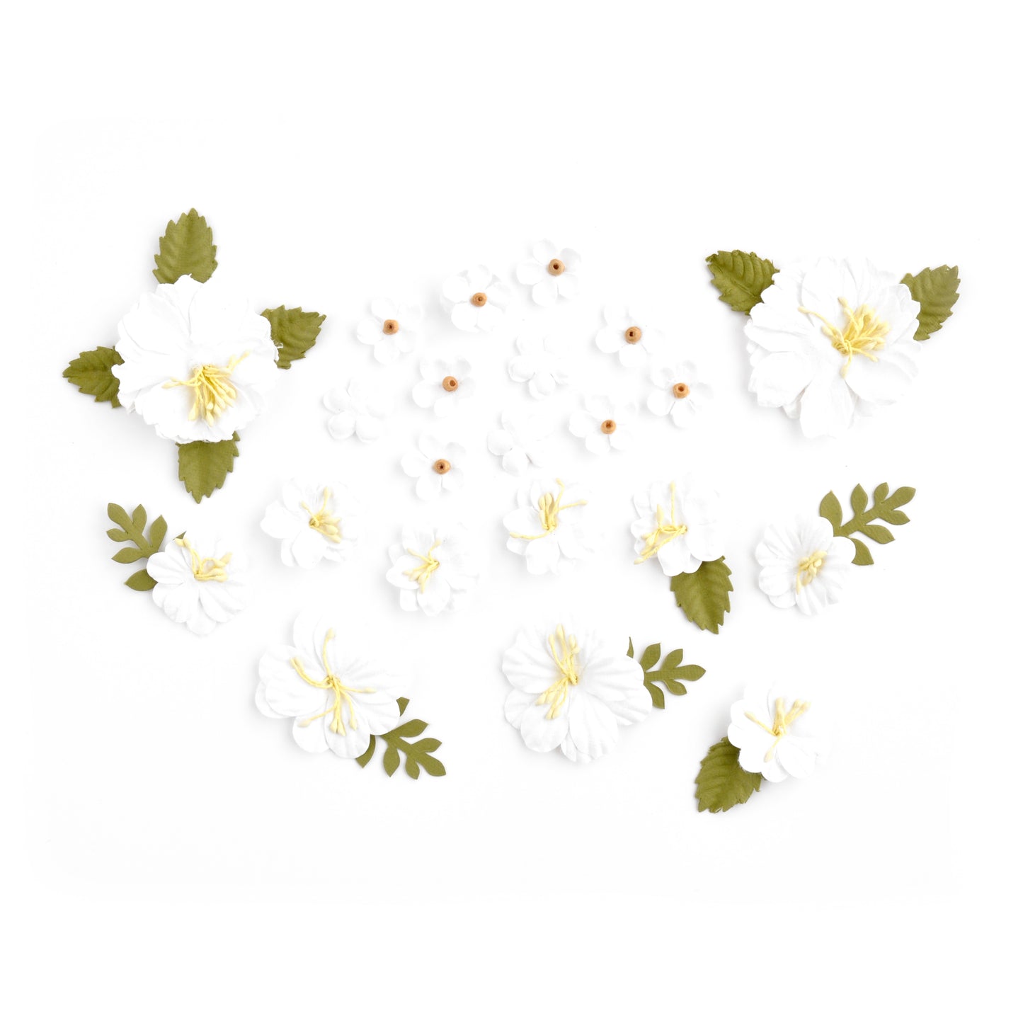 Handmade Flowers - White