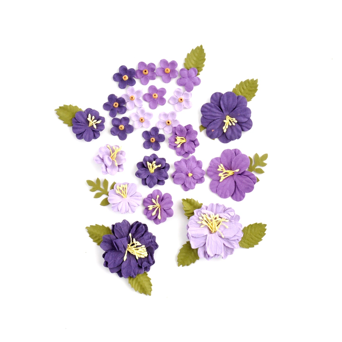 Handmade Flowers - Purple