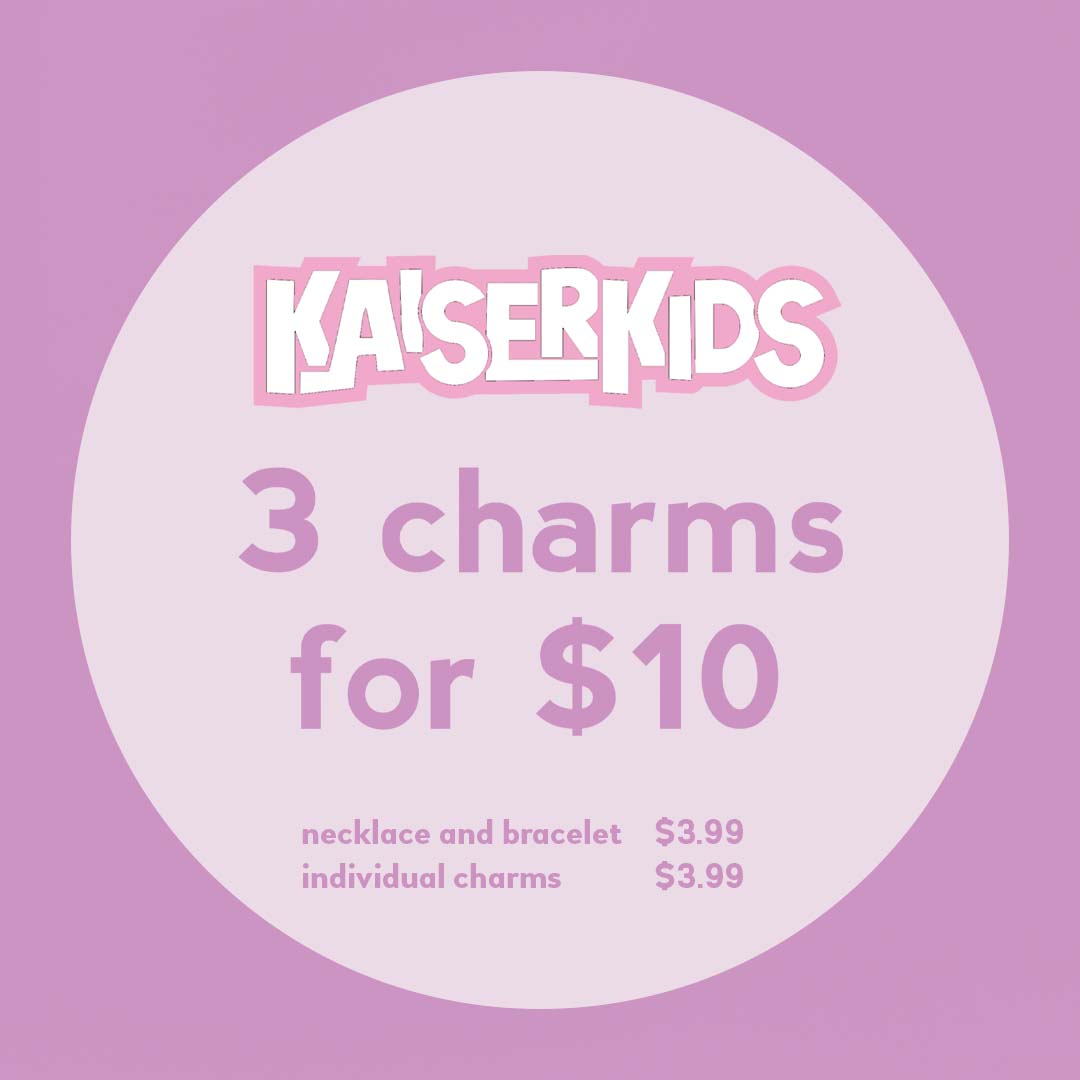 KaiserKids Charm - ROSE GOLD BOW