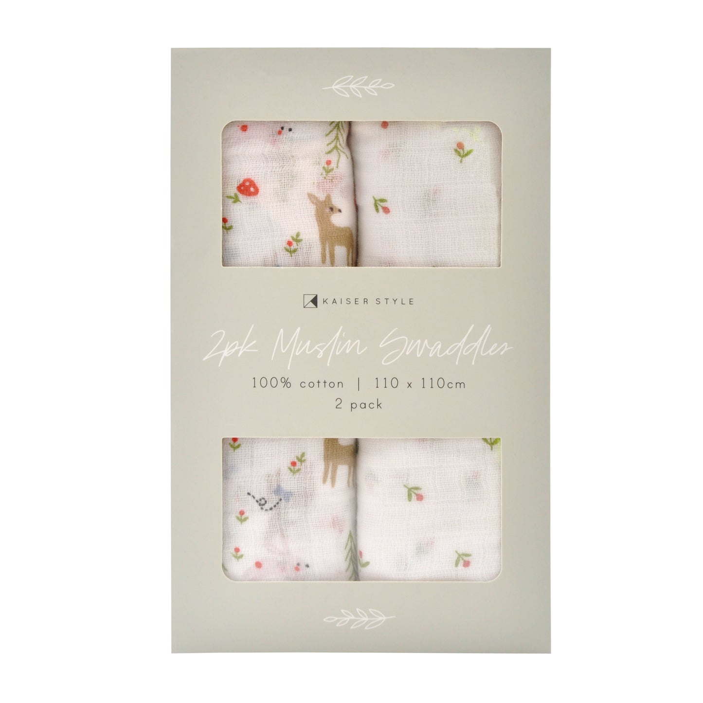 Muslin Swaddle 2 Pack - Into The Woods