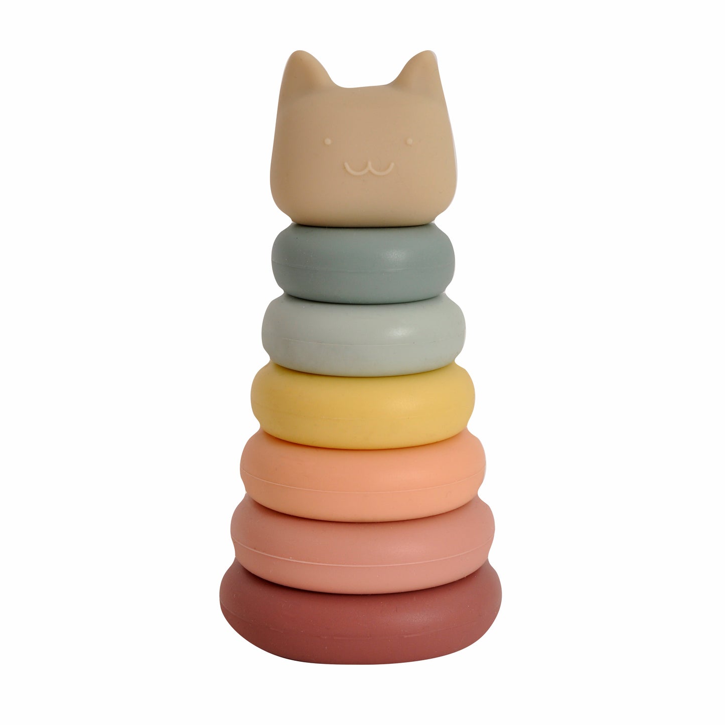 Baby Silicone Stacking Toy - Cat