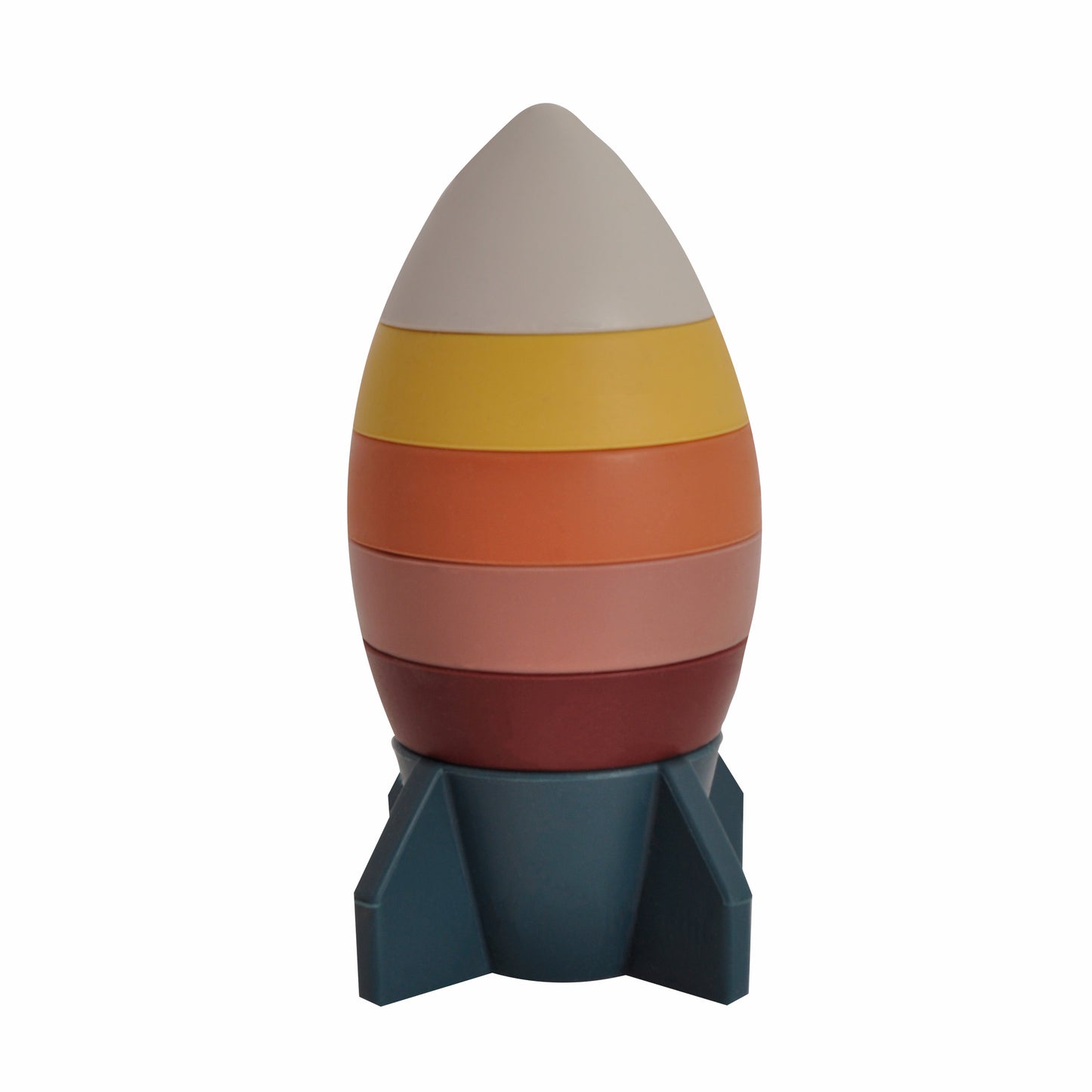 Baby Silicone Stacking Toy - Rocket