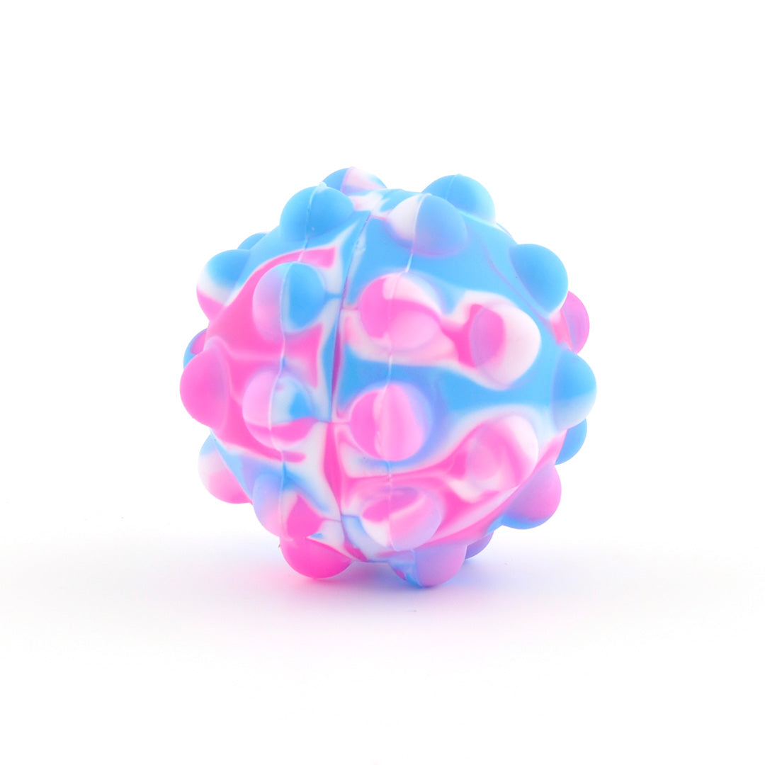 Fidget Ball - Pink/Blue Marble