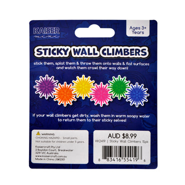 Sticky Wall Climbers 15 pack