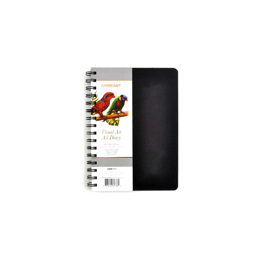 Visual Art Diary A5 120 Blank Pages