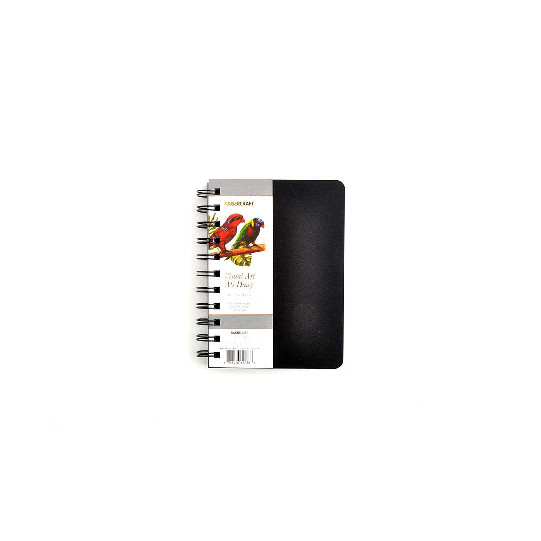 Visual Art Diary A6 120 Blank Pages