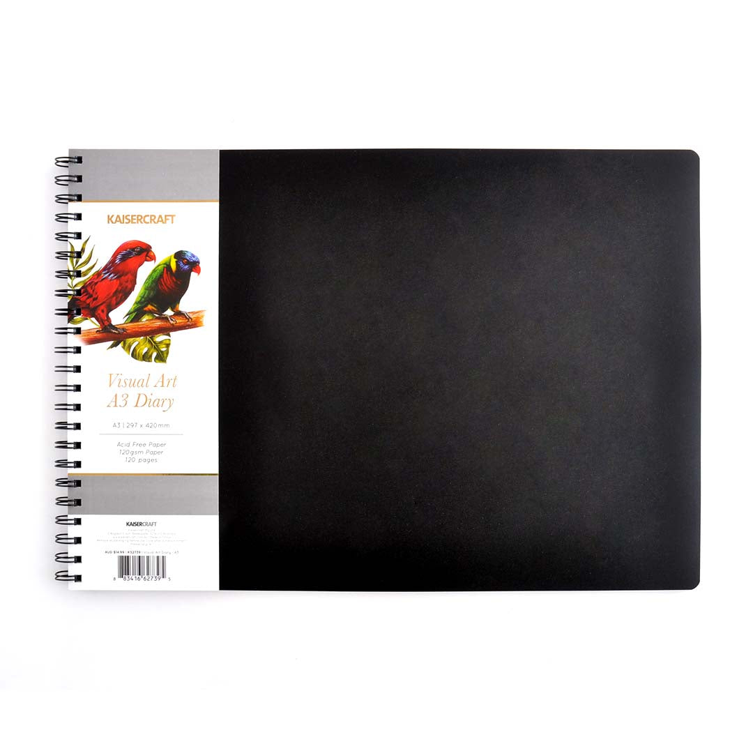 Visual Art Diary A3 120 Blank Pages