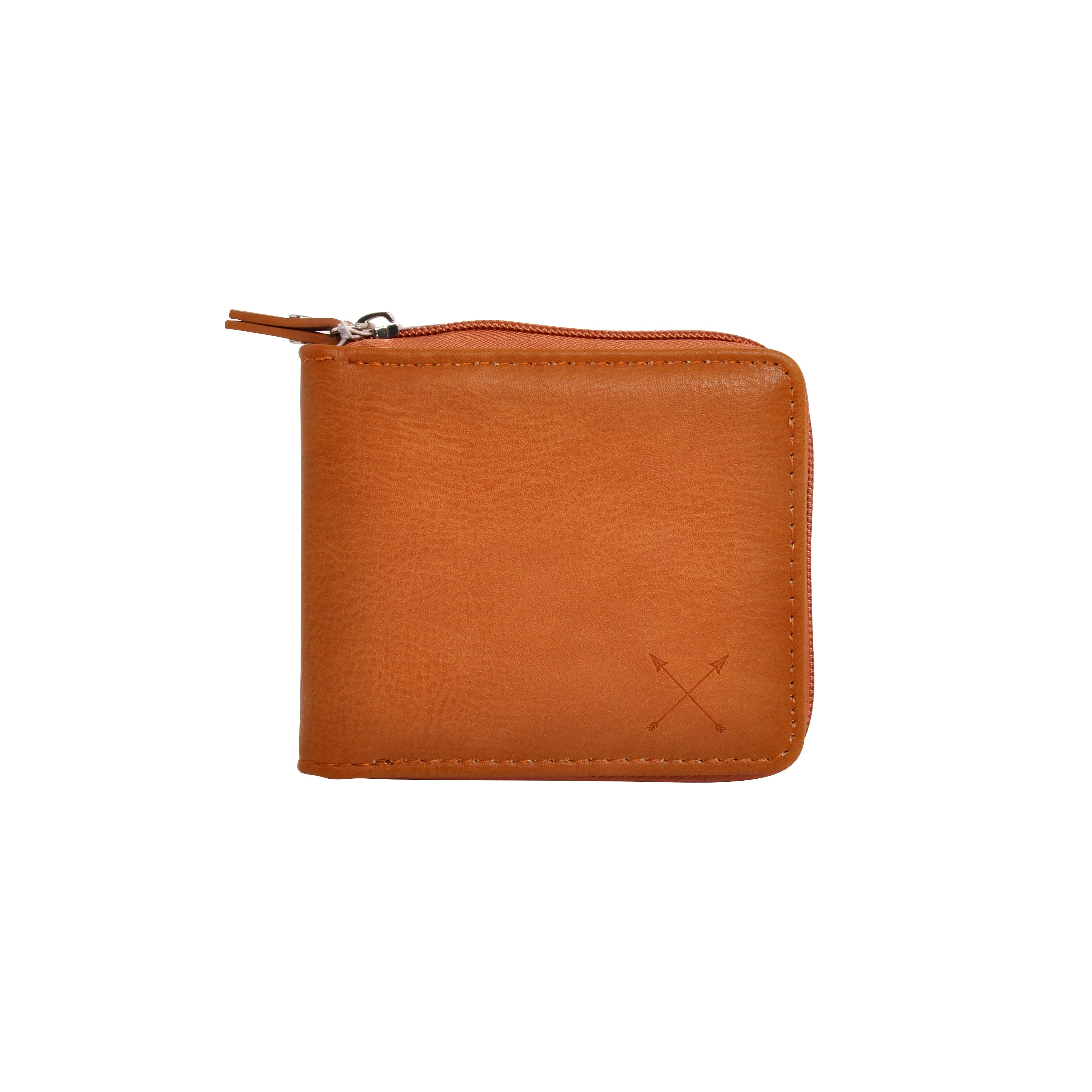 Leather Bifold Zipper Wallet for Men Travel Purse Pouch Gift - Walmart.com