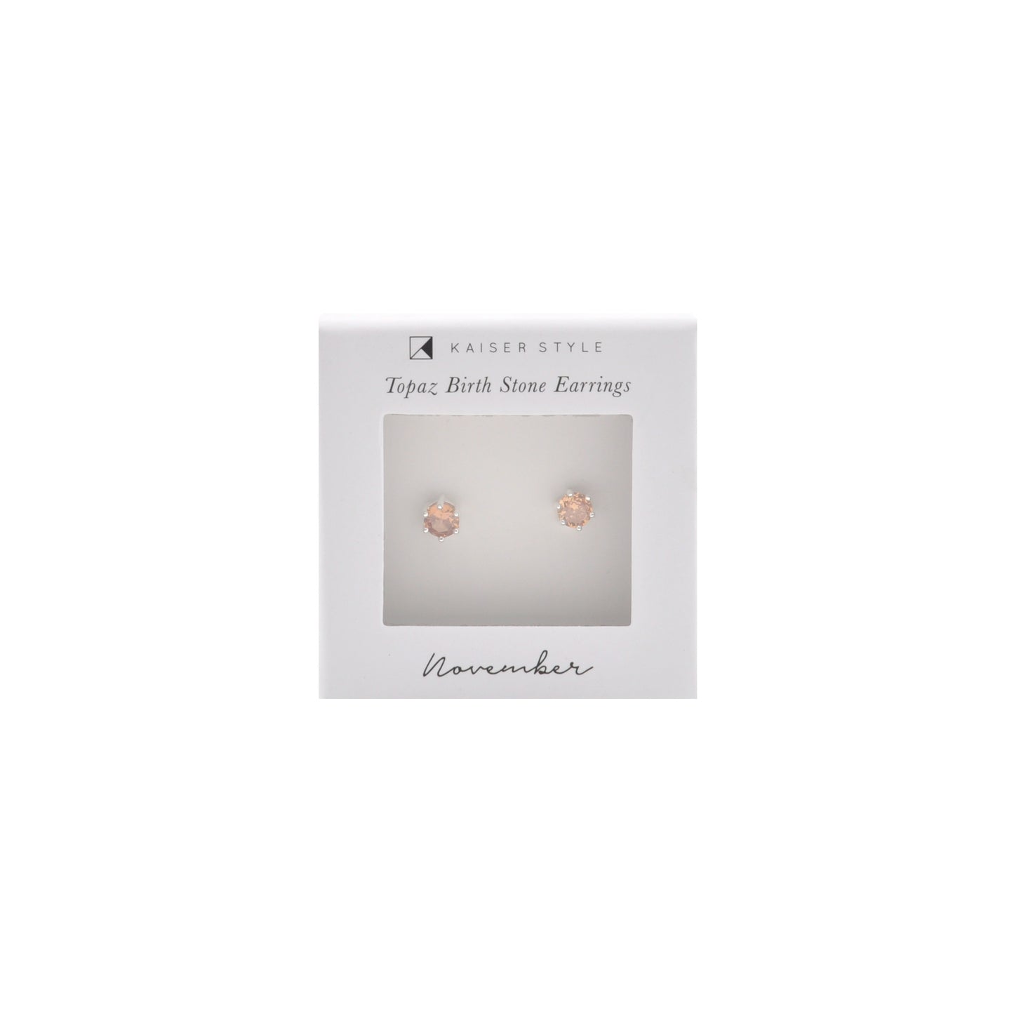 Birthstone Earrings - November