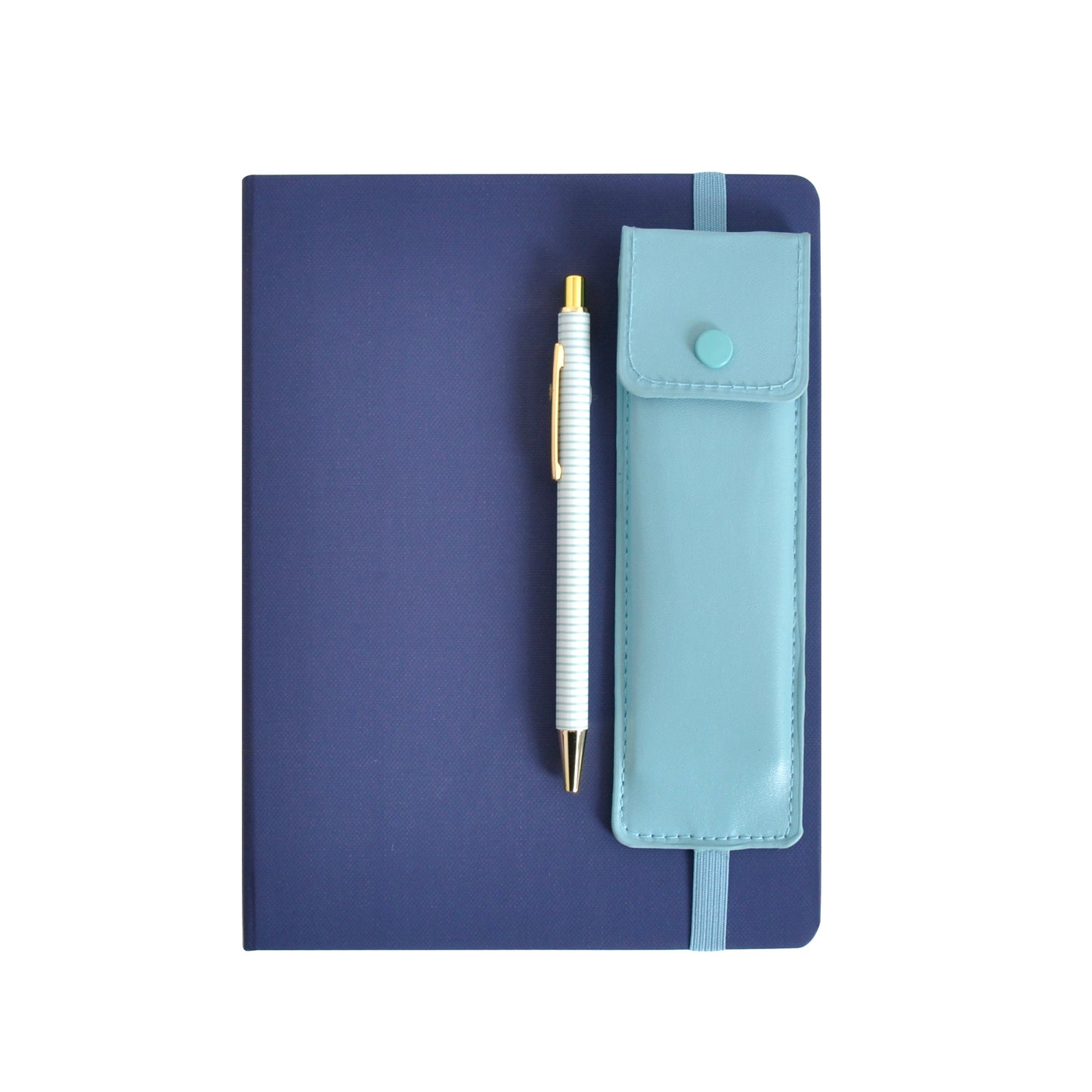 Notebook With Pouch & Pen - Navy