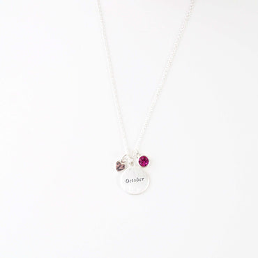 Birth Month Necklace - OCTOBER