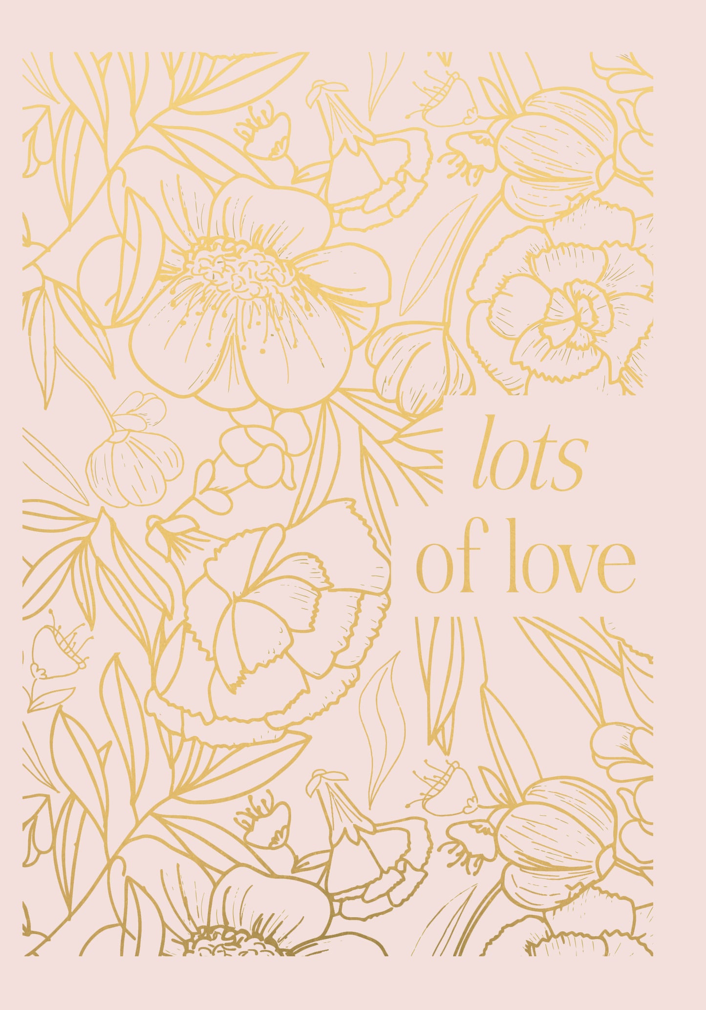 Greeting Card Mothers Day - Love Etched Flora