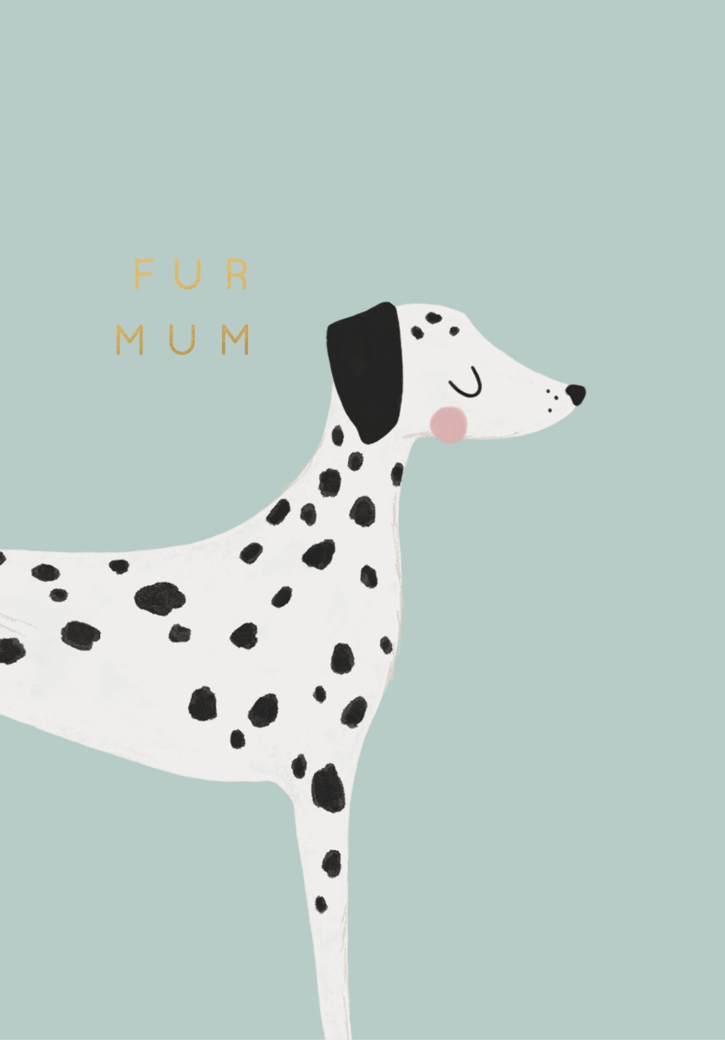 Greeting Card Mothers Day - Fur Mum
