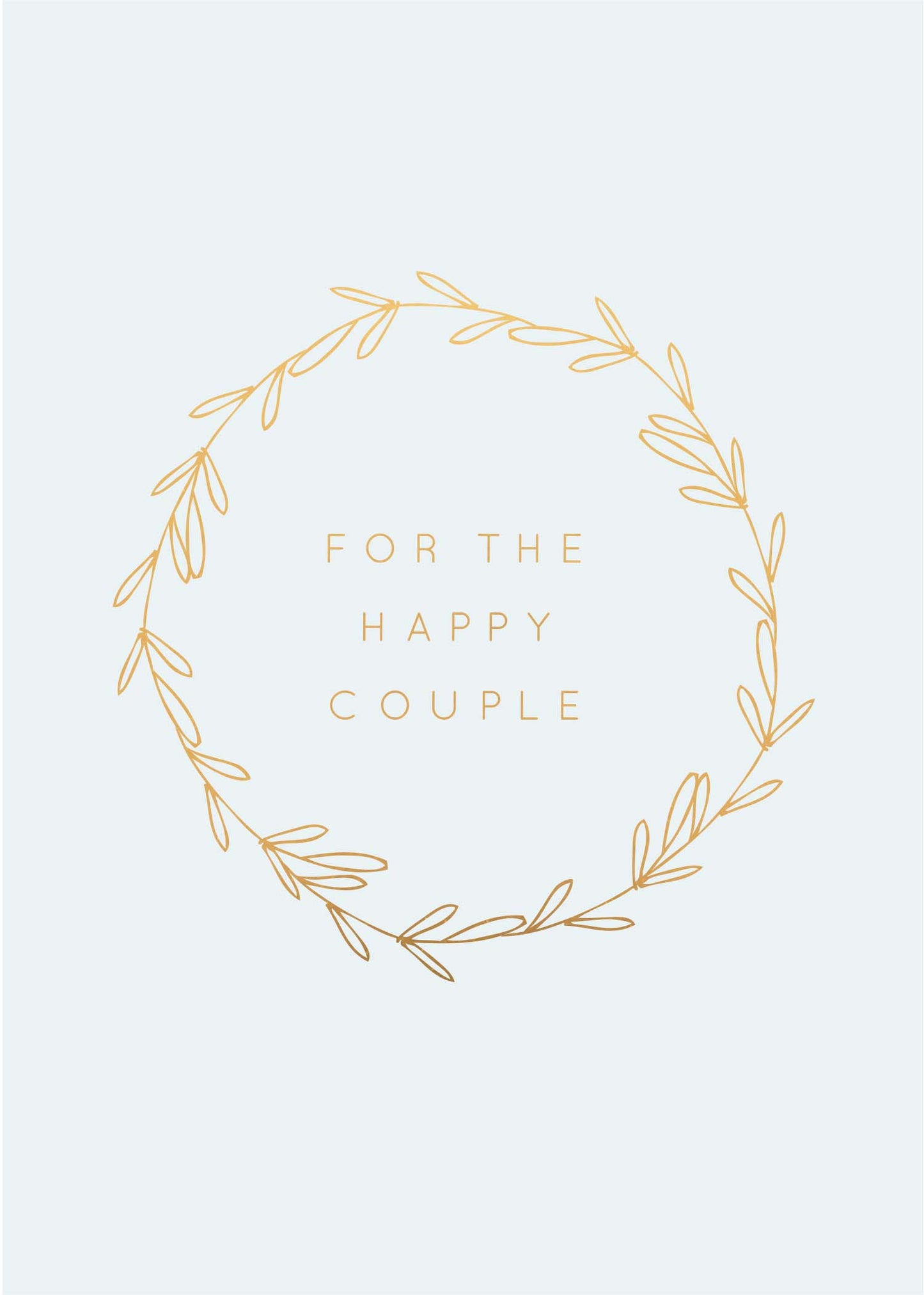 Greeting Card WEDDING - HAPPY COUPLE