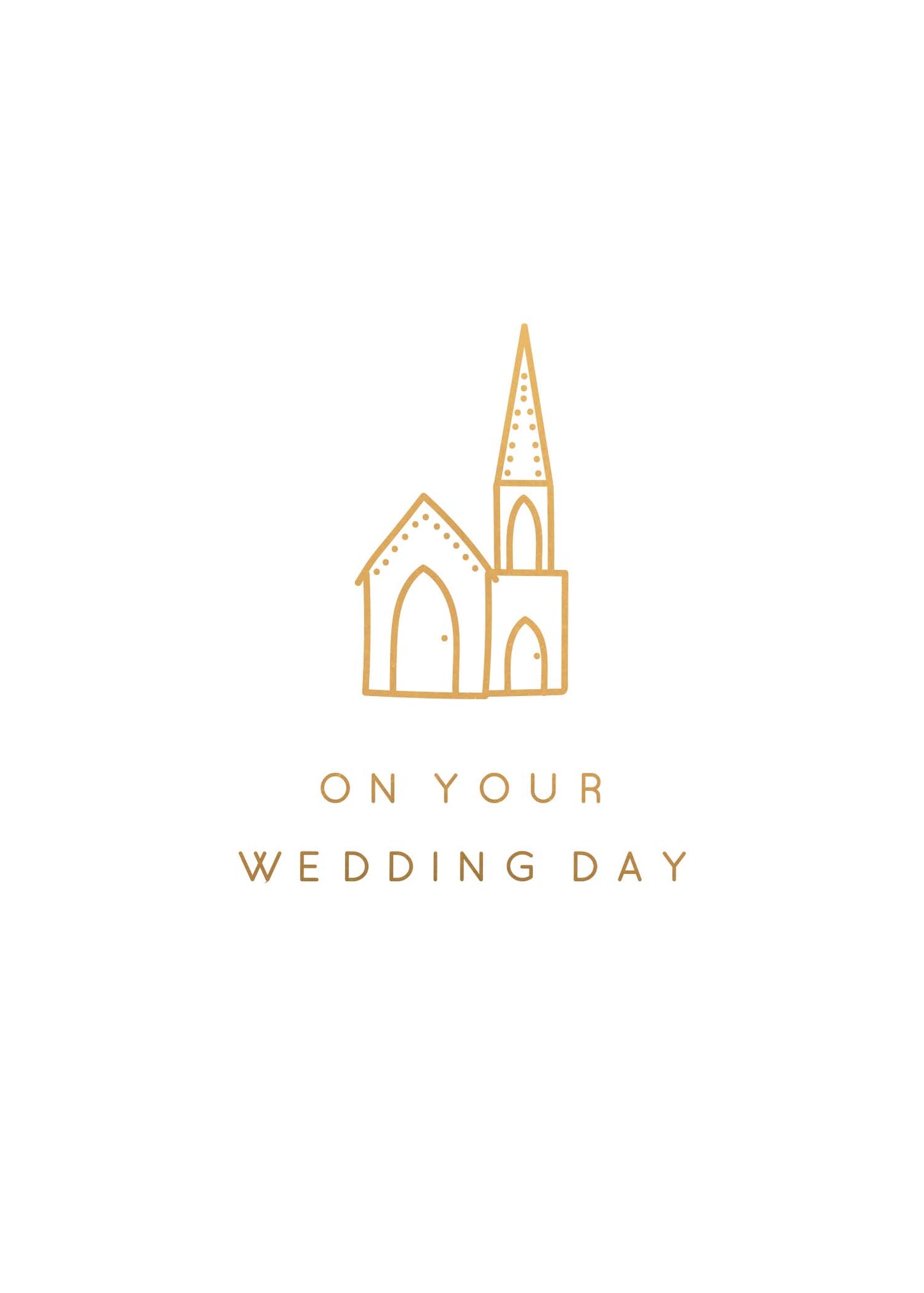 Greeting Card WEDDING - WEDDING DAY