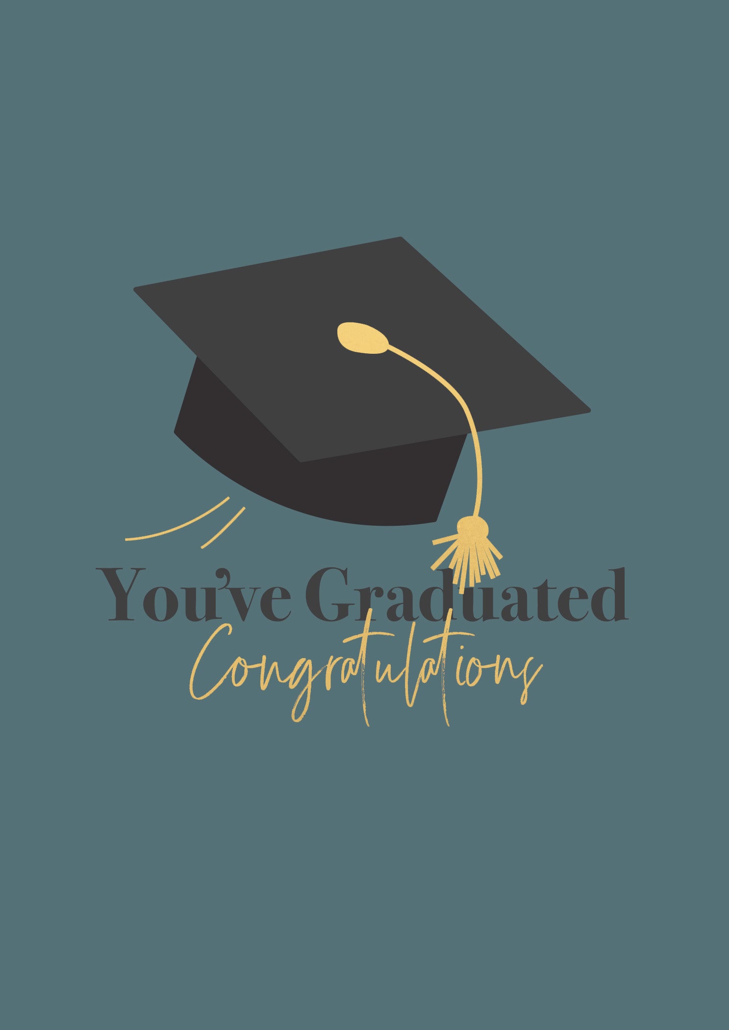 Greeting Card CONGRATS - GRADUATION