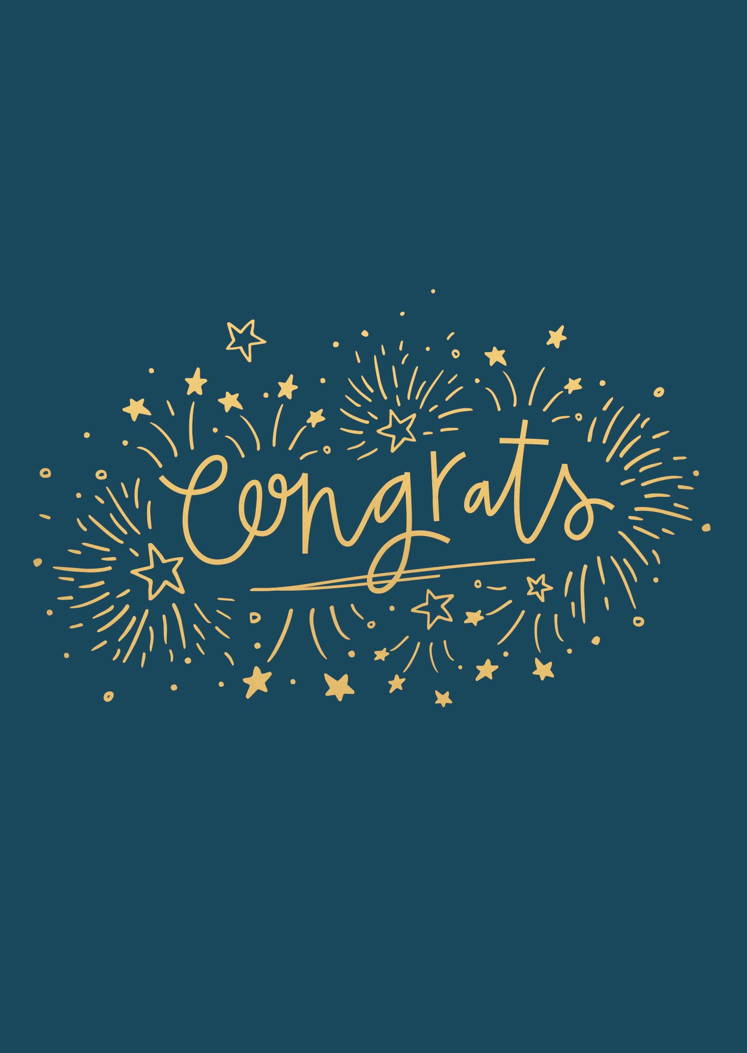 Greeting Card Card CONGRATS - CONFETTI CONGRATS