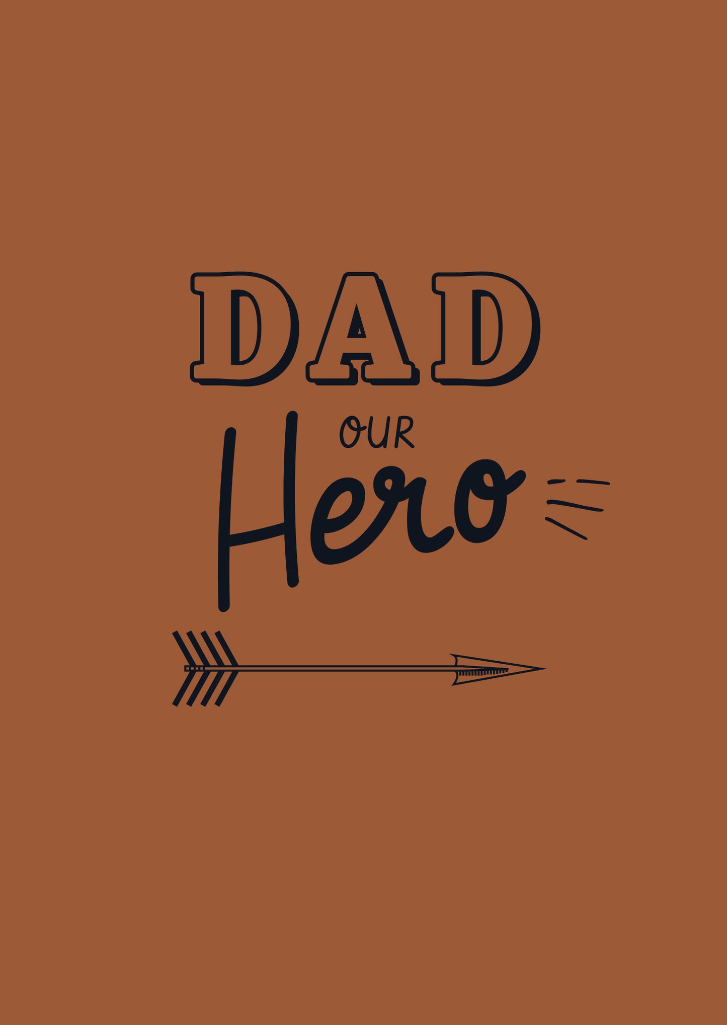Greeting Card LEGEND - DAD HERO