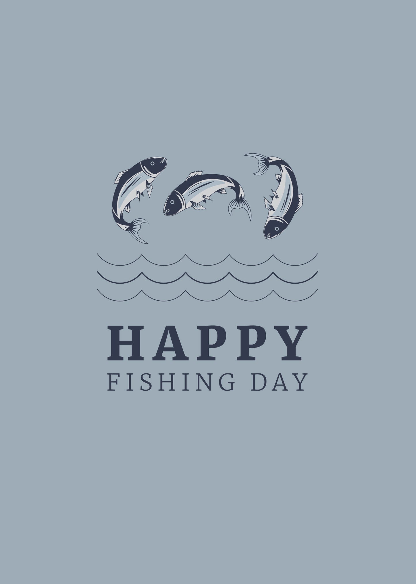 Greeting Card LEGEND - HAPPY FISHING