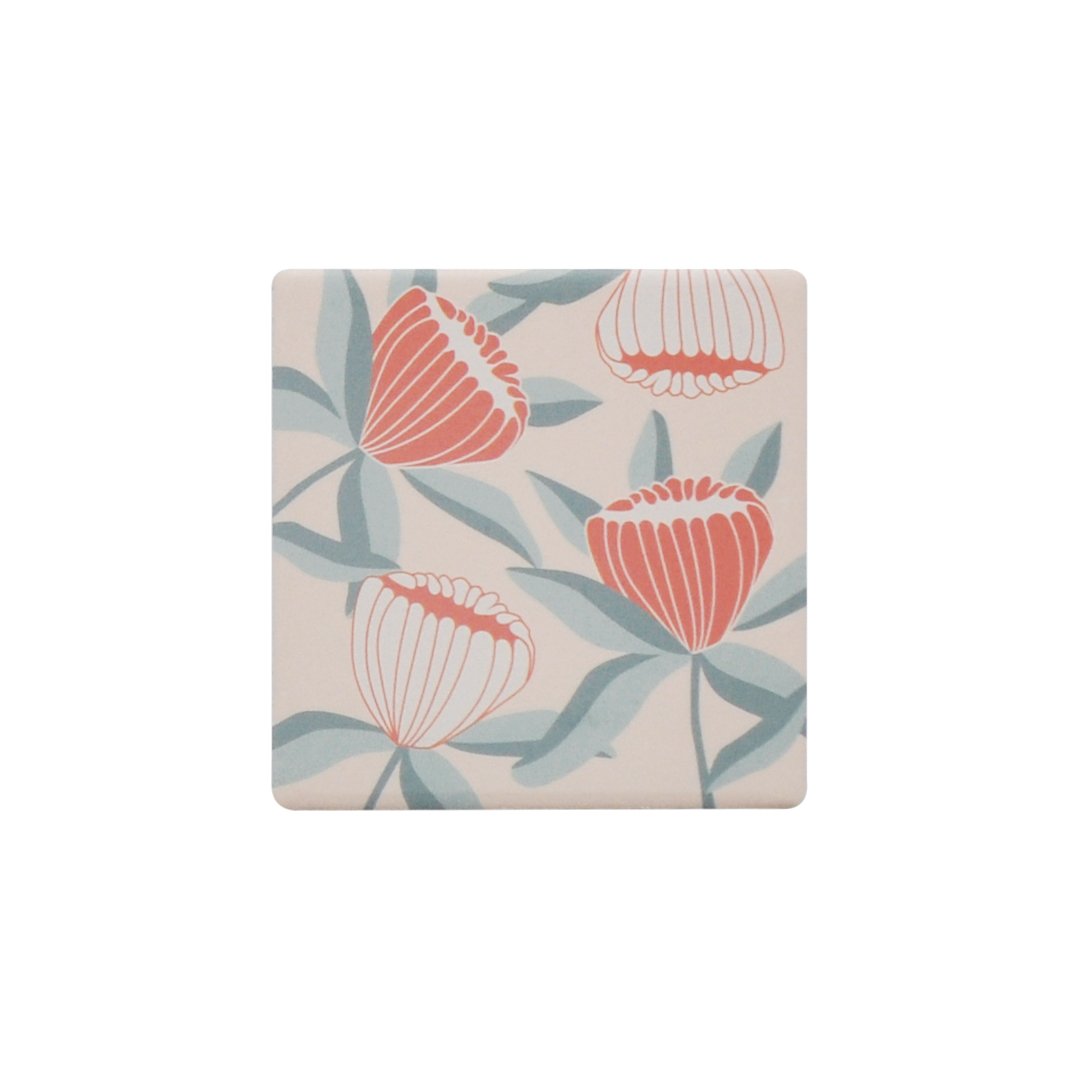 Ceramic Coaster - OPULENT PINK PROTEA