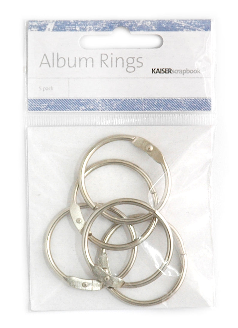 Album Rings - 3.5cm Silver