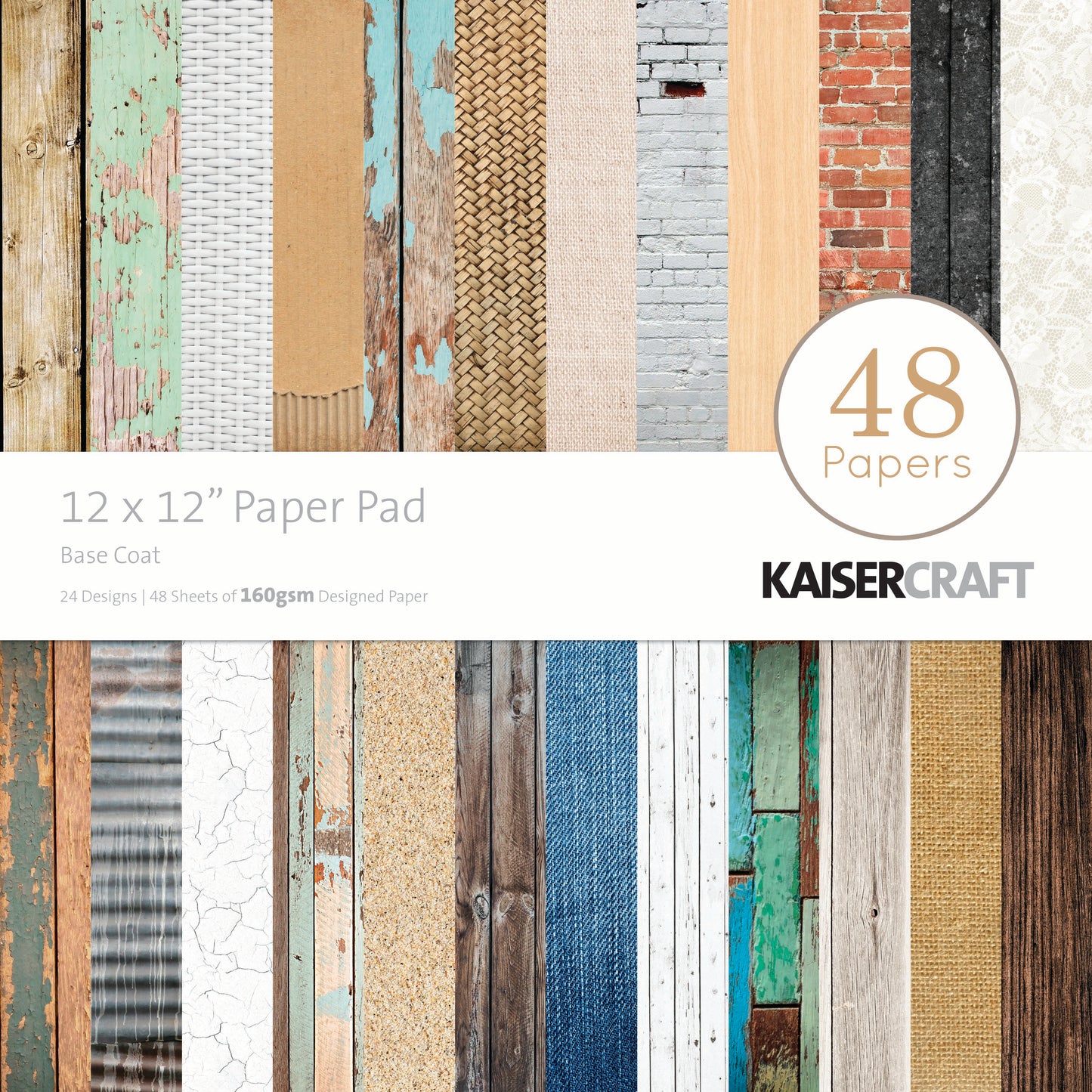 12 x 12 Paper Pad - Basecoat 1