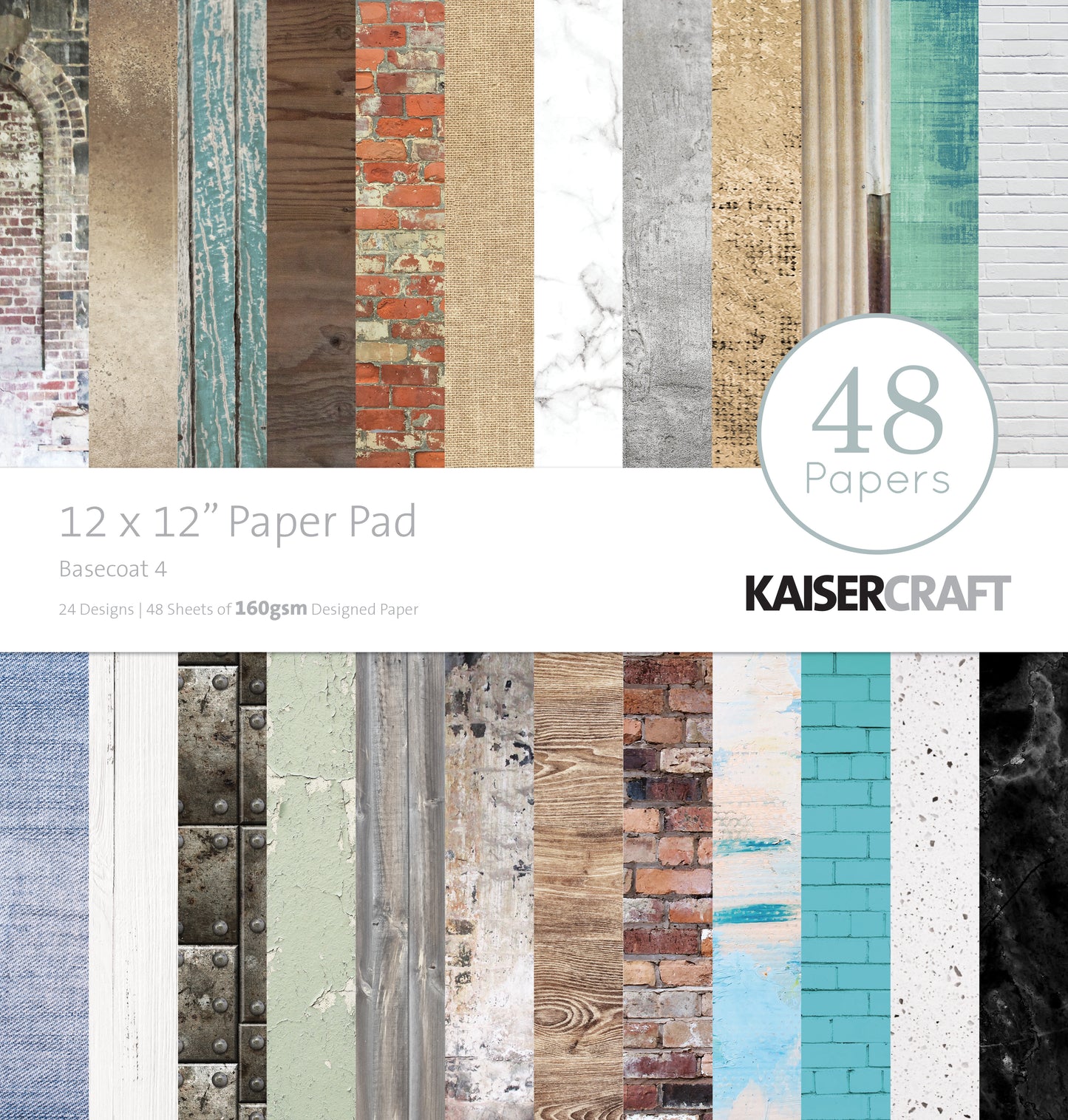 12 x 12 Paper Pad - Basecoat 4