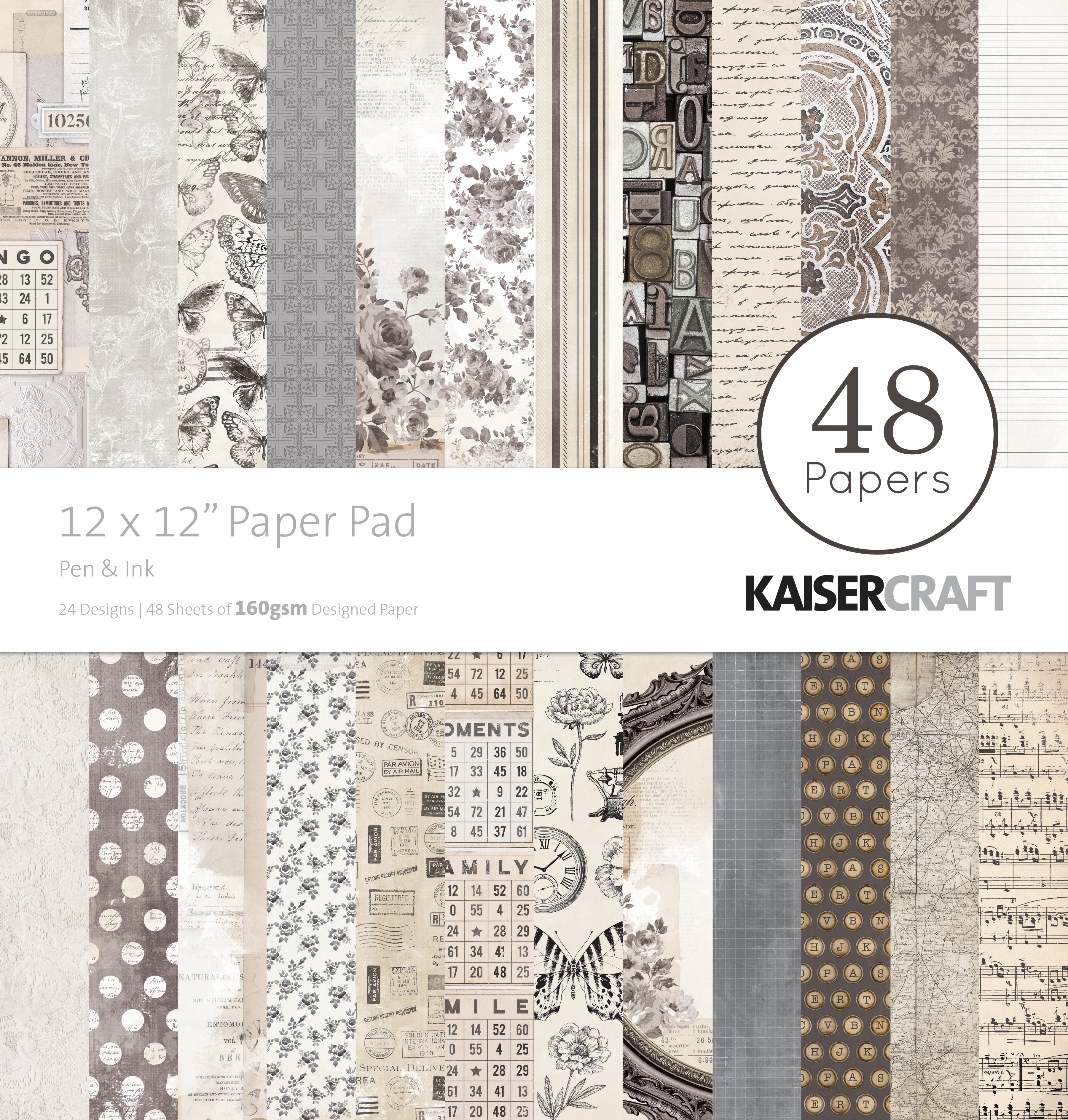 Kaisercraft Glitter Cardstock 12x12 - 20 Colours - 300gsm - Kaiser -  Scrapbook 