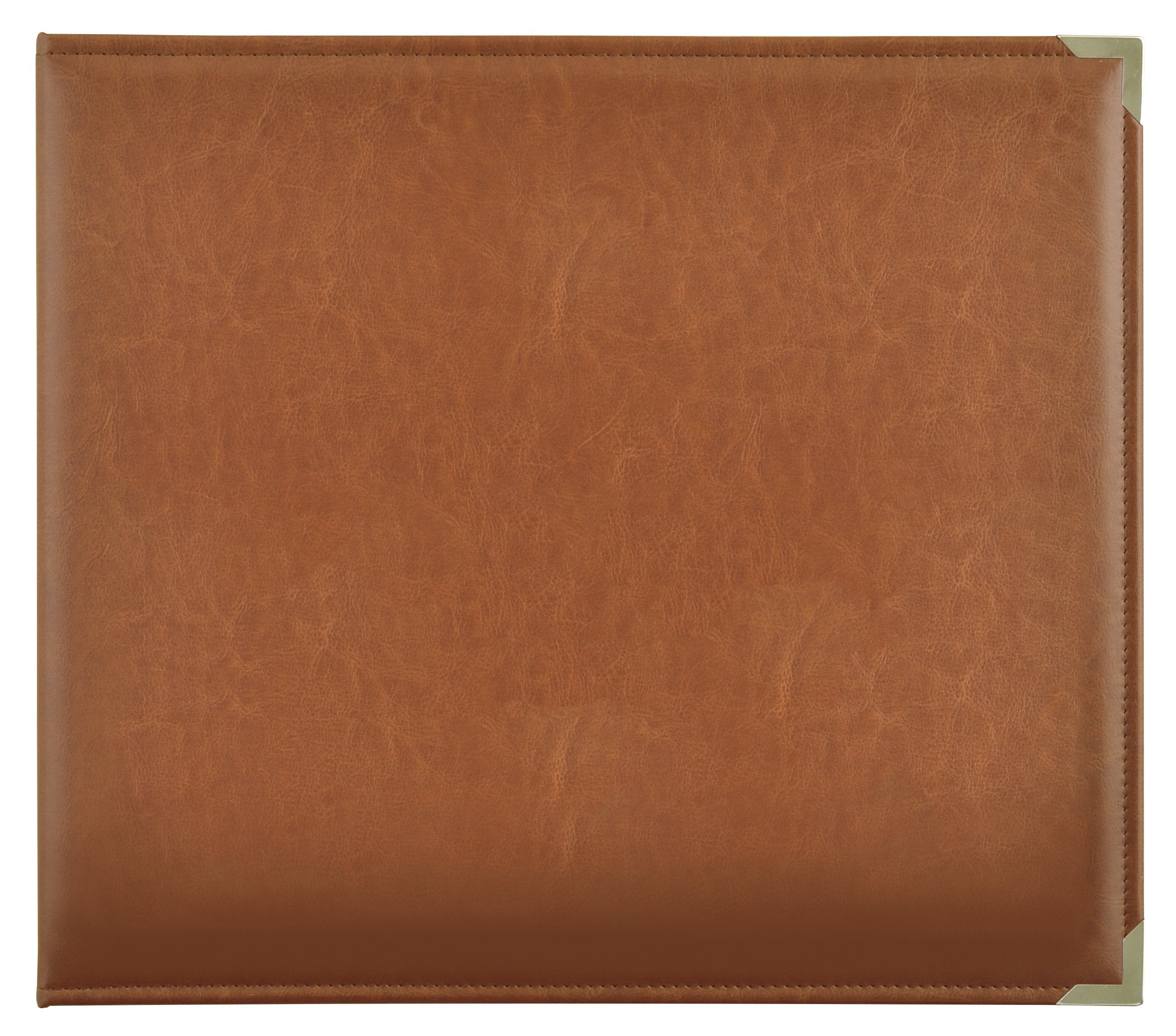 Leather D-Ring Album - Tan
