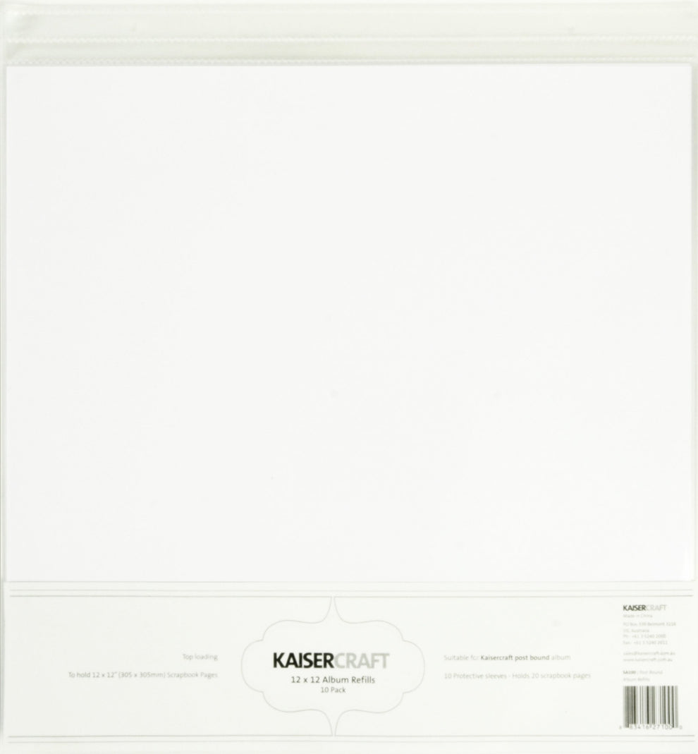 DRing Album Refills 12x12 Kaisercraft