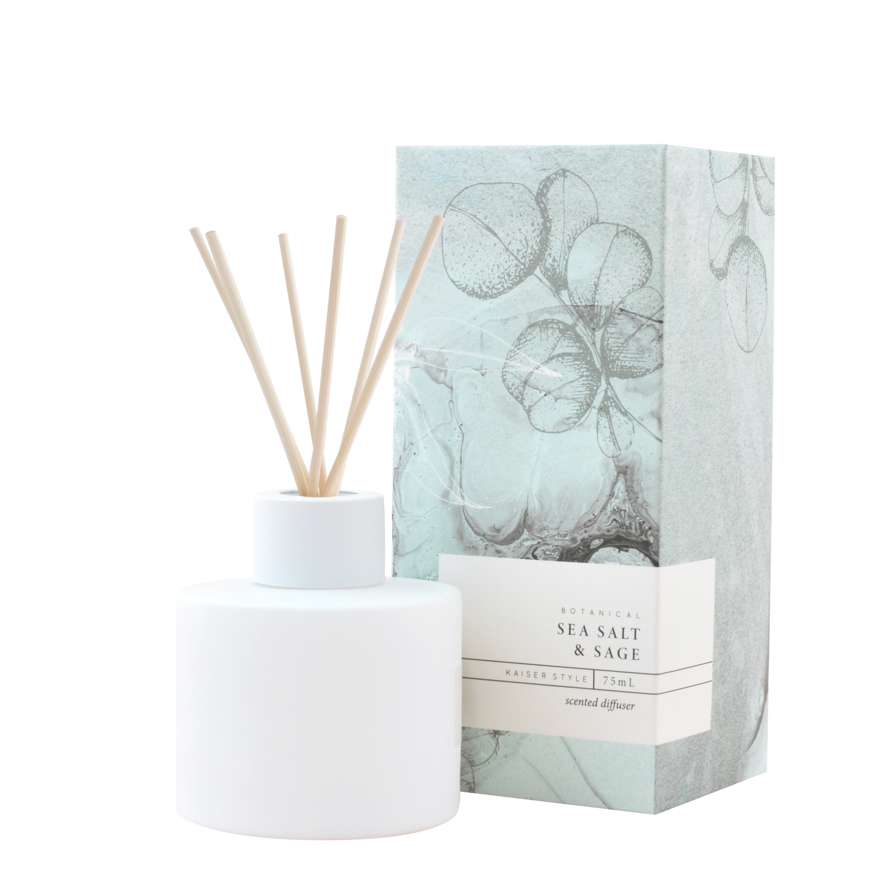 Botanical Diffuser 75ml - SEA SALT & SAGE